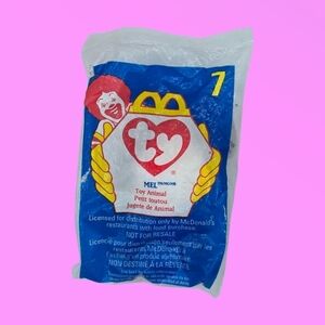 Vintage 1998 McDonald's Ty Teenie Beanie Baby Mel The Koala Bear #7 Toy Plush